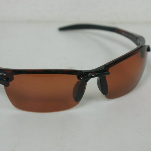 NWT TruVintage Y2KSports Wrap Around semi-rimless Copper tint polarized Sunglass - Picture 2 of 7
